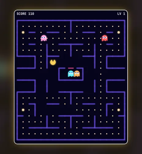 Maze Muncher game screen on PlayNovarc
